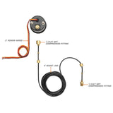 GlowShift Gauges GlowShift Gauges White 7 Color 20 PSI Boost Gauge GS-W701_20