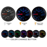 GlowShift Gauges GlowShift Gauges Black 7 Color HPOP Gauge GS-C721