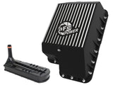 AFE afe Transmission Pan (Black); Ford Diesel Trucks 03-10 V8-6.0/6.4L (td) 46-70122-1