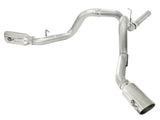 aFe MACHForce XP Exhaust Aluminized Dual Split DPF Back 11-15 GM Diesel Truck V8-6.6L (td) (pol tip) | 49-04043-P
