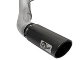 AFE aFe ATLAS 5in DPF-Back Alum Steel Exhaust System w/Black Tip 2017 Ford Diesel Trucks V8-6.7L (td) 49-03090-B