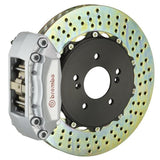 Brembo GT Systems 328x28 2-Piece 4-Piston Silver Drilled Front | 1F1.6003A3