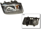 VW/Audi Right Headlight Assembly Genuine Halogen w/ Fog | Mk4 Jetta | GLI | Smoked 1JM941018