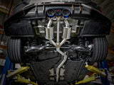 aFe Takeda 3in 304 SS Cat-Back Exhaust w/ Blue Flame Tips 2017+ Honda Civic Type R I4 2.0L (t) | 49-36616-L