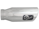 AFE aFe MACH Force-XP 304 SS Single Wall Polished Exhaust Tip Pair 4in Inlet x 6in Outlet x 15in L 49T40606-P15