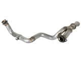 AFE aFe POWER Twisted Steel Y-Pipe 2-1/4in 409 SS Exhaust System 2018 Jeep Wrangler (JL) V6-3.6L 48-48026