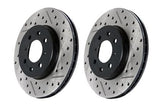StopTech Slotted & Drilled Sport Brake Rotor Set (356mm) - Audi / C7 / A6 / A7 / S6 / S7 / D4 / A8 / S8