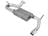AFE aFe Scorpion 2-1/2in Alum Steel Axle-Back Exhaust w/Polished Tip 07-18 Jeep Wrangler JK V6-3.6/3.8L 49-08047-P