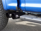 AFE aFe Rebel Exhausts 3in SS Cat-Back 15-16 Ford F-150 EcoBoost V6 2.7/3.5L V8 5.0L w/ Black Tips 49-43081-B