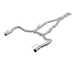 aFe MACH Force-Xp 3in 304 SS Cat-Back Exhaust 15-20 Dodge Charger Hellcat V8-6.2L/6.4L w/o Muffler | 49-32070NM