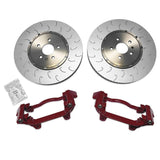 034 Motorsport Red 034Motorsport 2-Piece Floating Front Brake Rotor 375mm Upgrade - VW/Audi / Mk8 / R / 8Y / S3 034-301-1012-RED