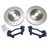 034 Motorsport Blue 034Motorsport 2-Piece Floating Front Brake Rotor 375mm Upgrade - VW/Audi / Mk8 / R / 8Y / S3 034-301-1012-BLU