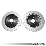 034 Motorsport 034Motorsport 2-Piece Floating Rear Brake Rotor Upgrade Kit (356x22mm)- Audi / C7 / S6 / S7 / RS6 / RS7 / D4 / A8 / S8 034-301-2013