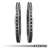 034 Motorsport 034Motorsport 2-Piece Floating Rear Brake Rotor Upgrade Kit (356x22mm)- Audi / C7 / S6 / S7 / RS6 / RS7 / D4 / A8 / S8 034-301-2013
