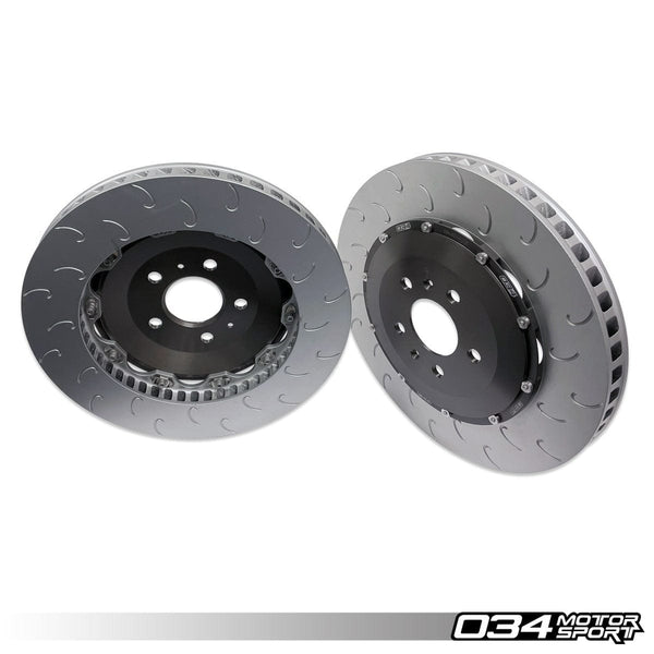 034 Motorsport 2-Piece 356mm Floating Rear Brake Rotor Upgrade - Audi ...