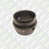 Fuel-It! 2.5" ID Billet Charge Pipe Coupler with two 1/8" NPT/Meth Bungs | FT-FOCPC
