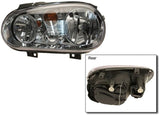 TYC Left Headlight Assembly OE Halogen w/o Fog | Mk4 Golf | GTI (TYC Brand) 20-6474-70