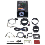 GlowShift Gauges GlowShift Gauges 3in1 White Dial Boost with Digital Exhaust Gas Temperature & Temperature Gauge GS-3G-02