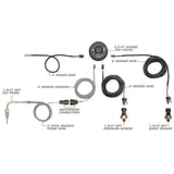 GlowShift Gauges GlowShift Gauges 3in1 Black Dial Exhaust Gas Temperature with Digital Boost & Pressure Gauge GS-3G-10