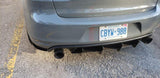 Ventus Autoworks Ventus Autoworks Rear Diffuser w/Rear Corner Spats | Volkswagen Mk6 GTI
