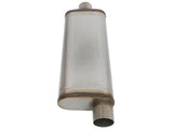 AFE aFe MACHForce XP SS Muffler 3in Center Inlet / 3in Offset Outlet 22in L x 9in W x4in H Body 49M00017