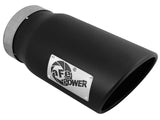 AFE aFe Diesel Exhaust Tip Bolt On Black 5in Inlet x 6in Outlet x 12in Long 49T50601-B12