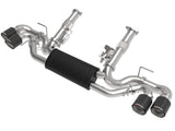 AFE aFe MACH Force-Xp 3in to 2-1/2in 304SS Cat-Back (No NPP) 2020 Chevy Corvette (C8) 6.2L - Carbon Tip 49-34127-C