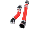 aFe Bladerunner Intercooler Tubes Hot & Cold Side 3.5in 94-02 Dodge Diesel Trucks L6-5.9L (td) - Red | 46-20064-R