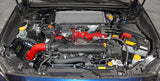 AEM AEM 15-17 Subaru WRX STi 2.5L H4 - Cold Air Intake System - Wrinkle Red 21-735WR