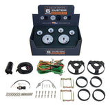 GlowShift Gauges GlowShift Gauges White 7 Color Custom Dashboard Gauge Set GS-W7-6G-1