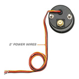 GlowShift Gauges GlowShift Gauges White 7 Color Air Pressure Gauge GS-W713