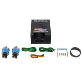 GlowShift Gauges GlowShift Gauges Black 7 Color Dual Digital Air Pressure Gauge GS-C713-DD