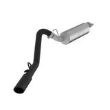 MBRP 2000-2006 Jeep Wrangler (JK) Inline-4 2.5L Inline-6 4.0L Cat Back Single Side | S5500BLK