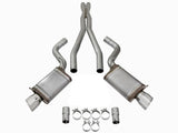 AFE aFe Mach Force-Xp 3in CB Stainless Steel Dual Exhaust System w/Polished Tips 09-15 Cadillac CTS-V 49-34063-P