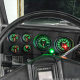 GlowShift Gauges GlowShift Gauges Black 7 Color Custom Dashboard Gauge Set GS-C7-6G-1