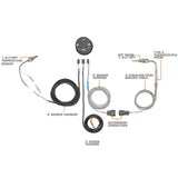 GlowShift Gauges GlowShift Gauges 10 Color Digital Dual EGT & Temperature Gauge GS-TCD-ET