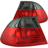 ANZO 2000-2003 BMW 3 Series E46 Taillights Red/Smoke - Outer | 221202
