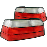 ANZO 1992-1998 BMW 3 Series E36 Coupe/Convertable Taillights Red/Clear | 221215