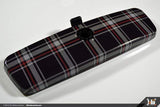 Klii Motorwerkes Universal Interior Rear View Mirror Wrap - Mk6 Plaid K9RM18