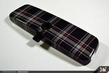 Klii Motorwerkes Universal Interior Rear View Mirror Wrap - Mk6 Plaid K9RM18