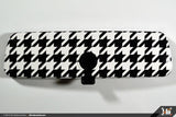 Klii Motorwerkes Universal Interior Rear View Mirror Wrap - Houndstooth K4RM18