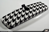Klii Motorwerkes Universal Interior Rear View Mirror Wrap - Houndstooth K4RM18