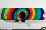 Klii Motorwerkes Universal Interior Rear View Mirror Wrap - Tie Dye K3RM18