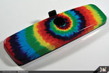 Klii Motorwerkes Universal Interior Rear View Mirror Wrap - Tie Dye K3RM18
