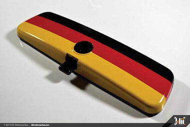 Klii Motorwerkes Universal Interior Rear View Mirror Wrap - German Flag K1RM18