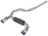 AFE aFe Takeda 3in 304 SS Cat-Back Exhaust System w/ Blue Flame Tip 16-18 Ford Focus RS I4-2.3L (t) 49-33103-L