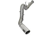 AFE aFe LARGE BORE HD 5in 409-SS DPF-Back Exhaust w/Polished Tip 2017 Ford Diesel Trucks V8 6.7L (td) 49-43090-P