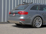 AFE aFe MACH Force-Xp 3 IN to 2-1/2 IN 304 Stainless Steel Axle-Back Exhaust System - Audi B8 Allroad