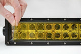 Lamin-X Yellow Lamin-X Light Bar Cover for Hella Optilux MINI Light Bar Cover 6 LED / 6" HE010Y