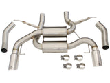 AFE aFe MACHForce XP 2.5in Axle Back Stainless Exhaust w/ Polished Tips 07-13 BMW 335i 3.0L L6 (E90/92) 49-36327-P